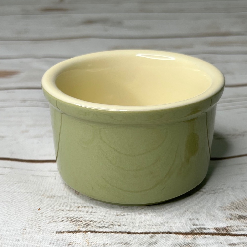 Cuisinart Ramekin Sage Green Ceramic 7.5oz Stoneware Souffle Dish 3.5in